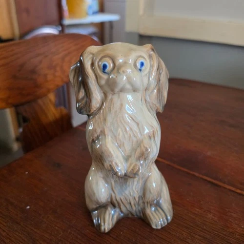 Robinson Ransbottom Roseville Ohio 6" Standing Spaniel FACTORY MINT