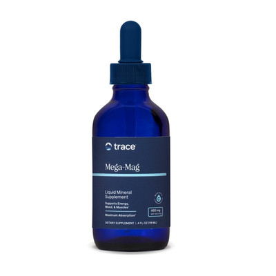 Trace Minerals Mega-Mag - Liquid Magnesium Supplement For Vitality Energy