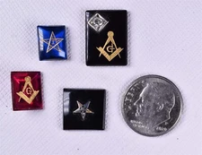 4 Masonic + Eastern Star Replacement Stones Breakout