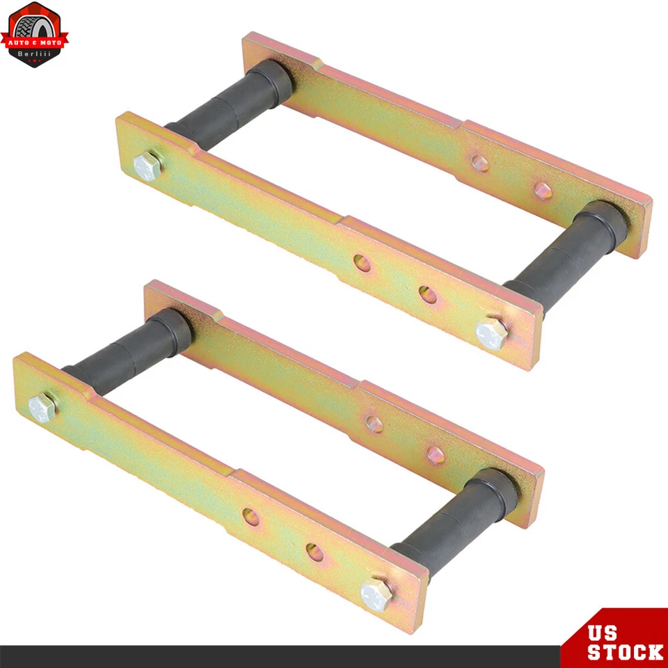 Kit de elevación de grillete de resorte de hoja trasera ajustable de 1" a 4" para plumero de dardos Valiant Foto 2 de 4