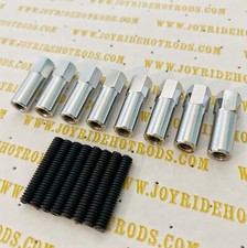 Valve Cover Hold Down Hardware- Chrome Hex Head Bolt Kit - Sb Chevy V8- 8pc Valve Cover Hold Down Hardware- Chrome Hex Head Bolt Kit - Sb Chevy V8- 8pc