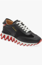 Christian Louboutin Loubishark Sneaker Size 36.5 EU/6.5 US Black /Red - 945
