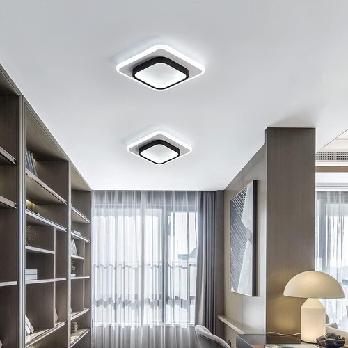 Modern LED Ceiling Light Square Panel Down Lights Bathroom Kitchen Bedroom Lamp - Picture 10 of 21