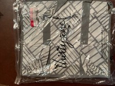 Thirty One Zip Top Organizing Utility Tote in Grey Patchwork