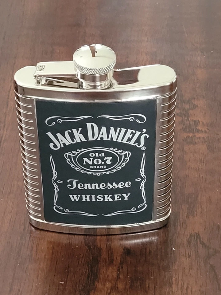 Juego de 2 disparos y embudo Jack Daniels - Juego de disparos de frasco de acero inoxidable de 6 OZ Foto 4 de 4