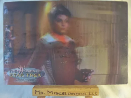 The Women of Star Trek In Motion lenticular promo card 1/300 #27 Saavik