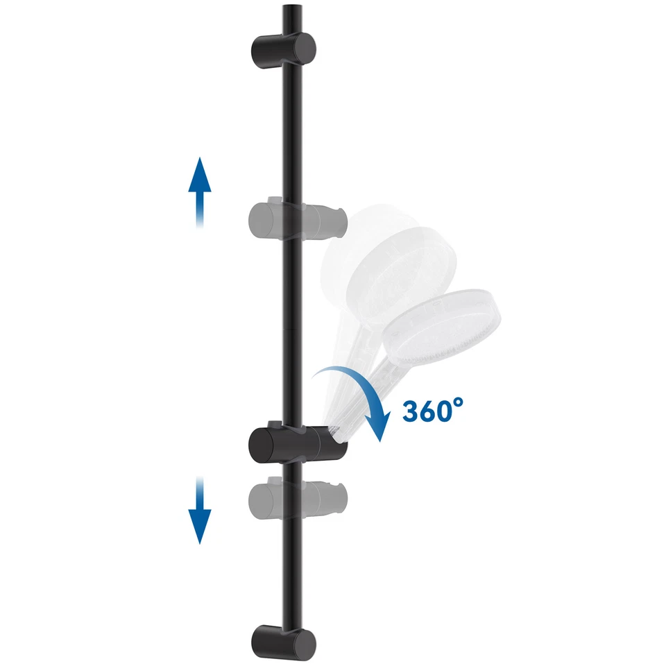 Duschstange Duschstange mit Schiebehalter Duschkopf für Duschhalter Handbrause - Bild 3 von 4