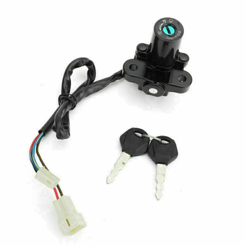 Ignition Switch Lock Keys Fit Yamaha YZF R1 09-11 FZ6 04-10 R6 03-11 R6S 2003-09 Foto 2 de 4