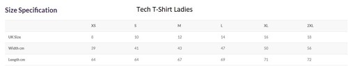 New Womens Breathable T Shirt Ladies Cool Dry Running Gym Top Wicking Sports Tee - Picture 2 of 2