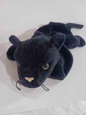 Ty Beanie Babies Retired  ''Velvet the Panther'' (1995)  Style 4064  No Tag 