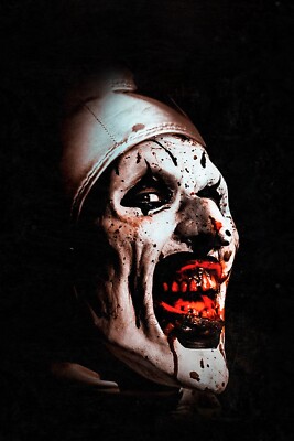 2018 Terrifier Movie Poster 11X17 Art The Clown Halloween Killer Clown    