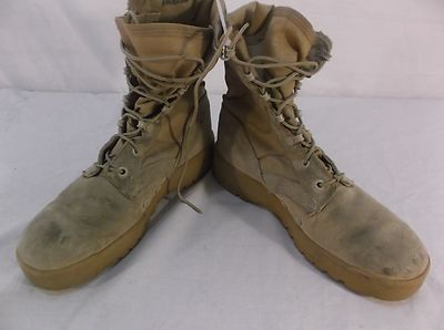 7.5 HOT WEATHER VENTED DESERT TAN MILITARY COMBAT BOOTS VIBRAM SOLES AF 100115 Hot Weather Vented Desert Tan military Combat Boots Vibram  main image 3