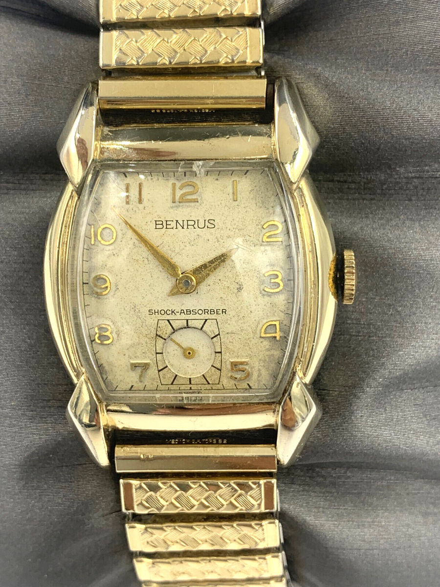 【1950s】BENRUS スモセコ OH済 ヴィンテージ腕時計 1950s】BENRUS スモセコ OH済 ヴィンテージ腕時計