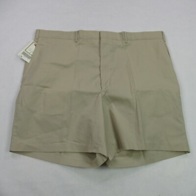 Arnold Palmer Shorts Mens 42 Brown Golf Chino Casual Pockets Lightweight Vintage