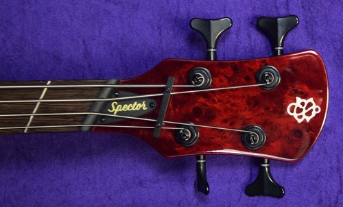 Spector NS Dimension 4, Inferno Red Gloss w/ Wenge. - Picture 3 of 7