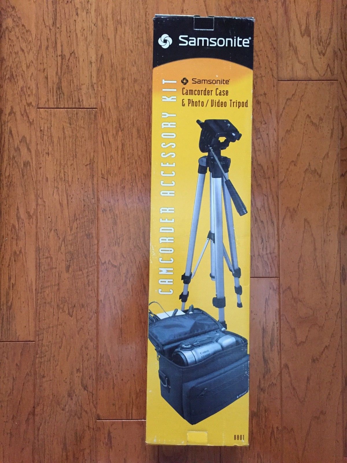 Samsonite 8801 Camcorder Case Photo Video Tripod Accessory Kit for Travel and Storage-image