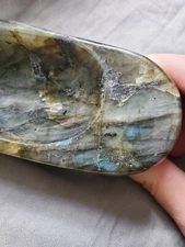 Labradorite Gemstone Bowl Ashtray Home Decor Trinket Dish Healing Stone Peace
