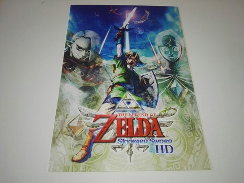 Zelda Skyward Sword HD Postcard 7/7 Sheet Nintendo Switch.Rare