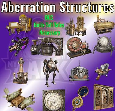 #ad ASA🦖Ark Survival Ascended Pve Abberation Structures Steampunk Bob Tall need DLC GBP 3.63