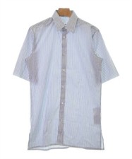 Maison Margiela Casual Shirt WhitexLight bluexBlue Stripe Pattern 2200485731033