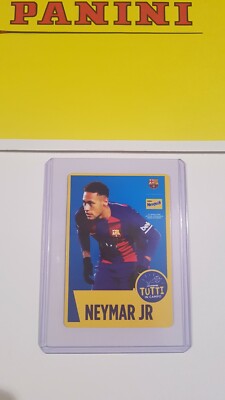 NESQUIK PANINI CARD ALL IN THE FIELD - NEYMAR - MINT NEW - RARE