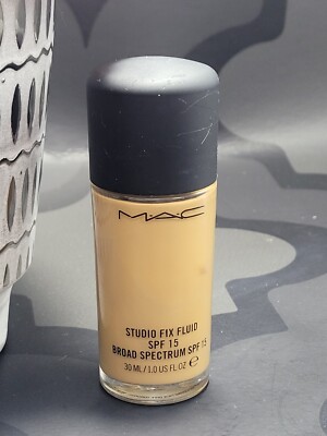 MAC STUDIO FIX FLUID C45 FOUNDATION SPF15 1.0 fl oz BROAD SPECTRUM 30ML