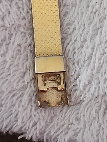 Rare Gold Tone W/Chip diamonds Ladies Lassale By Seiko Needs Battery - 第 8/19 張圖片