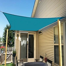 Ifenceview Turquoise Green 20'x20'-20'x48' Sun Shade Sail Patio Canopy Awning 