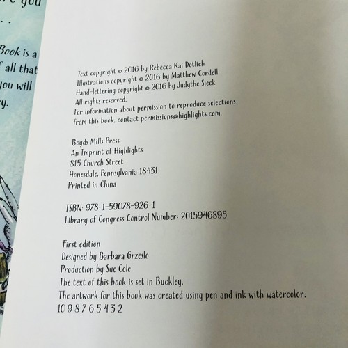 The Knowing Book Rebecca Kai Dotlich First Ediiton Hardcover w/ Dust Jacket New - Picture 5 of 9