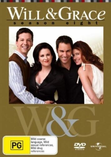 WILL & GRACE - Season 8 (DVD) Debra Messing Eric McCormack NEW/SEALED - Picture 1 of 1