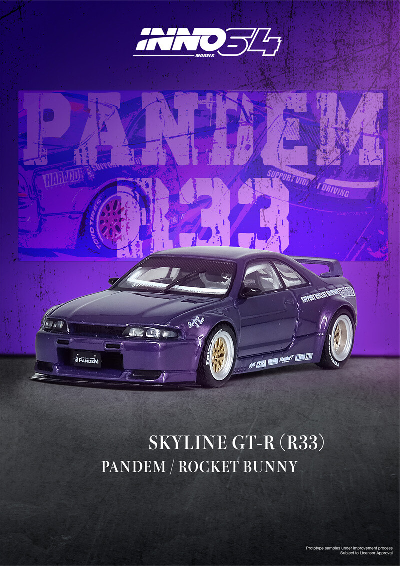 イノモデル INNO64 パンデム GT-R INNO64 Hobby Expo China 2025 Set of 2 GT-R R35 & PANDEM GR86