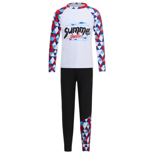 Boys Top And Pants Basketball Tracksuits Swimming Outfits Gym T-Shirt UPF 50+ - Picture 5 of 15