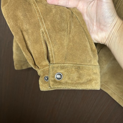 Vintage Wilson Leather Pelle Studio Bomber Jacket Tan Suede Mens 2XL XXL - Picture 10 of 18