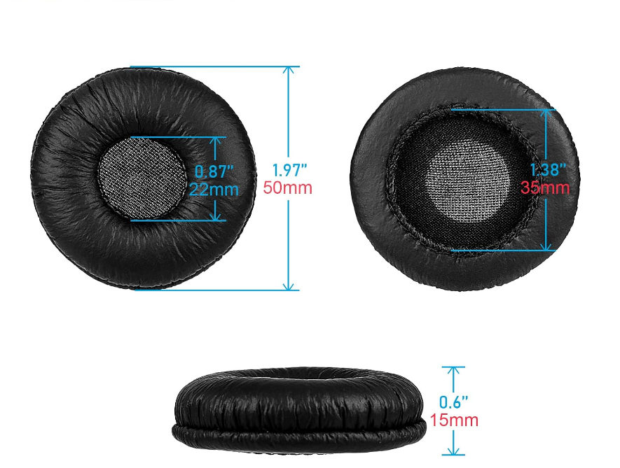 Ear pads for Sennheiser SC30/SC30/SC60/SC75/SC230/SC260/SC630/SC660