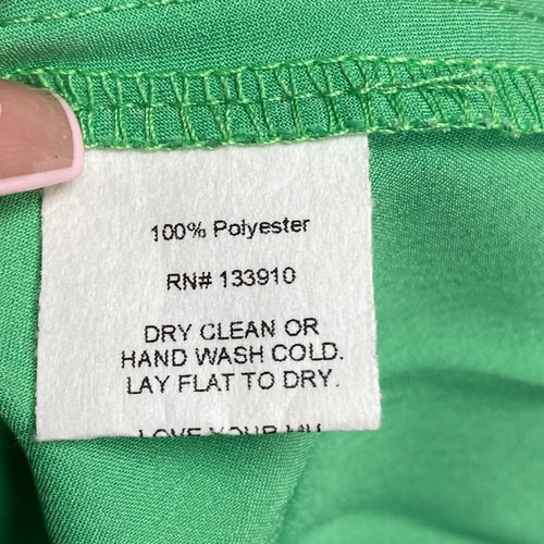 Show Me Your Mumu Womens Green Strapless Taylor Tube Satin Luxe Mini Dress XL - 第 7/8 張圖片