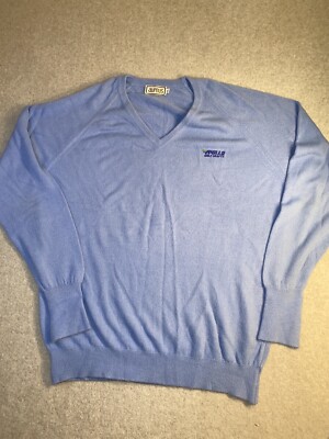 Aureus Golf Long Sleeve V-Neck Sweater - Men's - Size XXL LT Blue