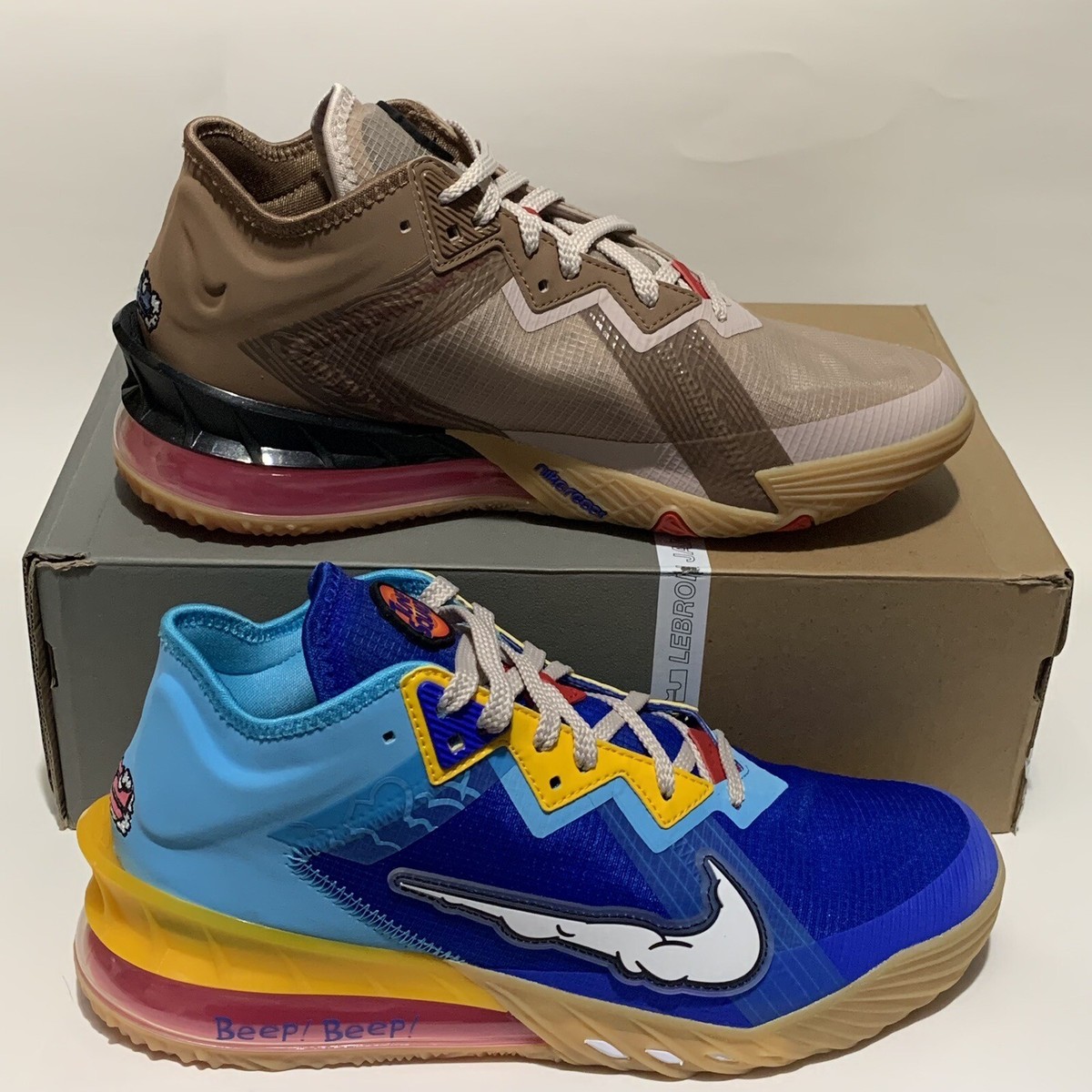 シューズ(男性用) Nike LeBron 18 NAVY COLLEGE Amazon.com | Nike Mens Lebron 18 CQ9283 002 James Gang