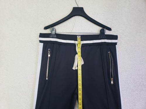 Mnml Boys Pants Extra Large Black Stripe Cotton B Drawstring Zip Ankle Sweatpant - Picture 9 of 22