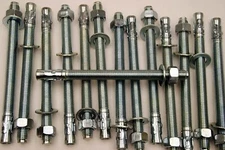 (6) Concrete Wedge Anchor Bolts 3/4 x 10 Includes Nuts & Washers