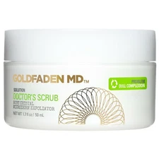 Microderm Daily Facial Exfoliator Doctor’s Scrub for Face | w/Ruby Crystals, ...