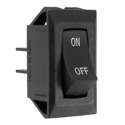 RecPro RV Single Pole Single Throw Rocker Switch | 20A 14V DC | On/Off SPST