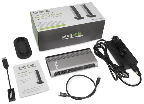 Plugable Thunderbolt 3 Dock Compatible with MacBook and Windows - Picture 2 of 7
