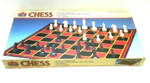 Pavilion Chess Folding Chessboard Board Game New Sealed NOS (Z6) - Picture 3 of 3