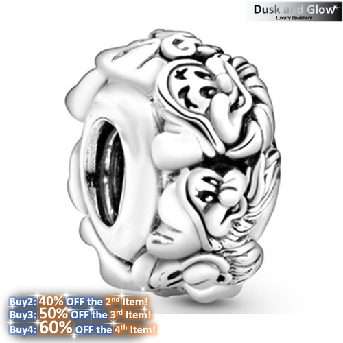 Silver dwarfs Charm Bead for Bracelet Snow White Women Girls Jewellery Gift UK - 第 1/3 張圖片