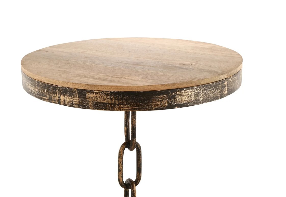SPI Home Chain Link End Table - Large