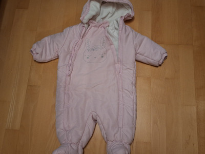 Baby Schneeanzug / overall, Größe 74, Rosa, BabyClub