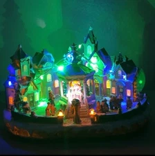 Lemax Carole Towne Christmas Village Santa Photo Scene #0672908 (2015) Tested