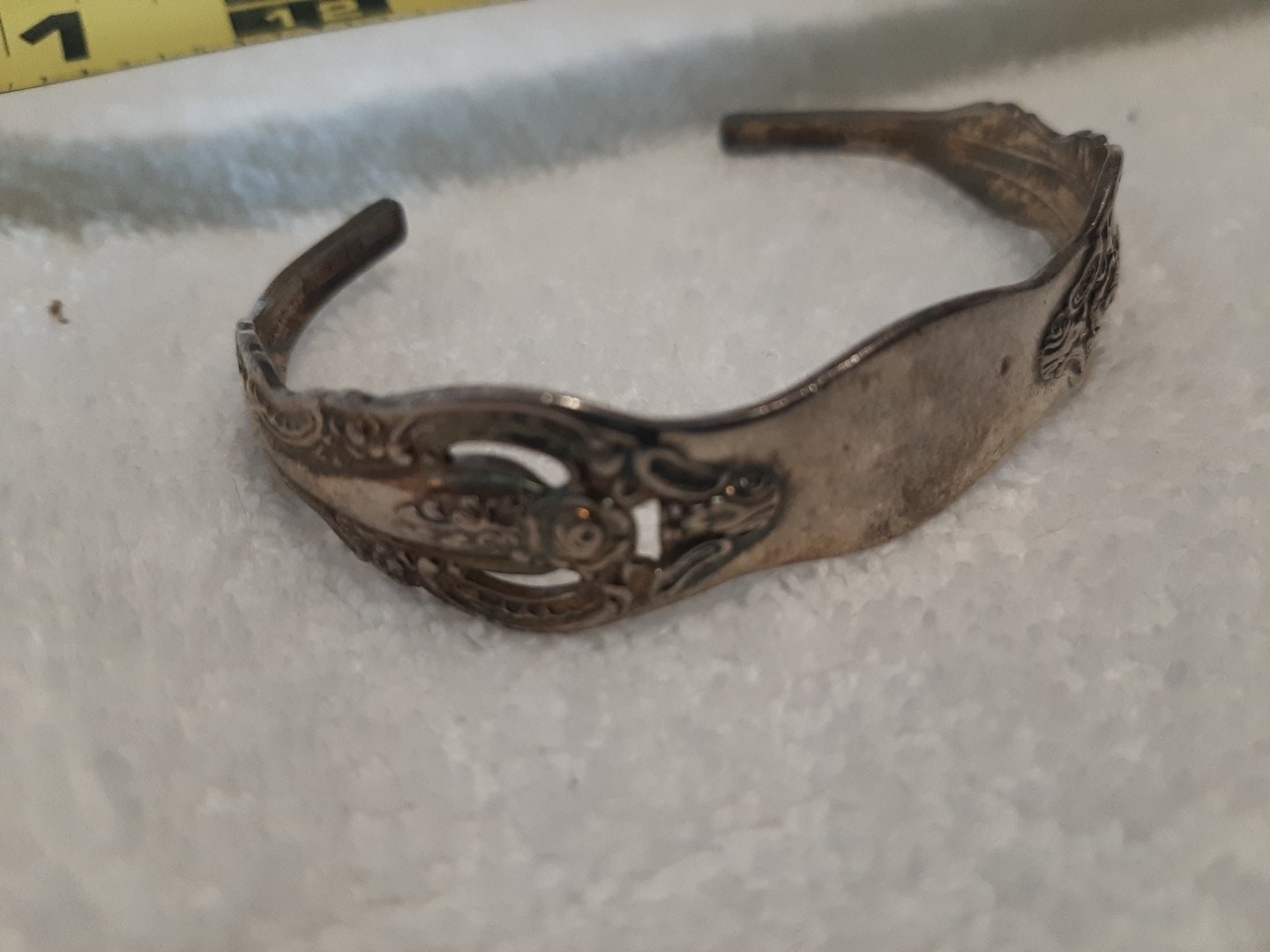 Oneida Sterling Silver Flatware cuff  Bracelet vi… - image 4