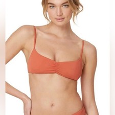 NWT Andie Swim The Symi Bikini Top In Cedar Size Large