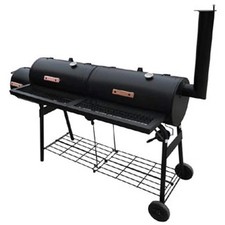 Holzkohlegrill Smoker BBQ Barbecue Grillwagen Standgrill Räucherofen vidaXL